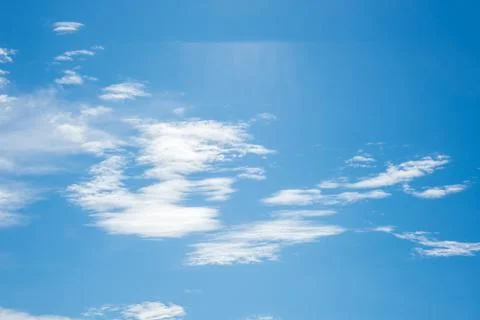 Blue sky with cloud Stockfoto's