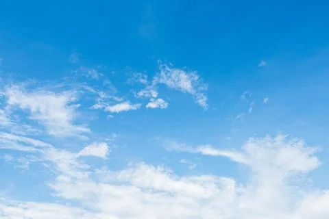 Blue sky with cloud Stock Photos