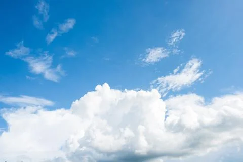 Blue sky with cloud Foto stock