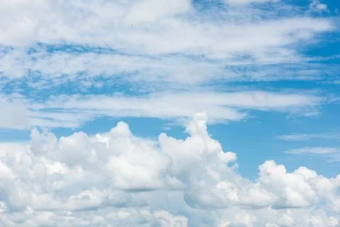 Blue sky with cloud Stock-Fotos