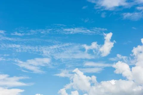 Blue sky with cloud Fotos de archivo