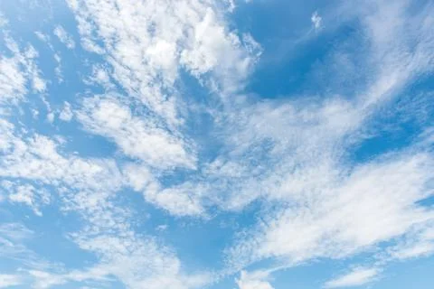 Blue sky with cloud Stock Photos