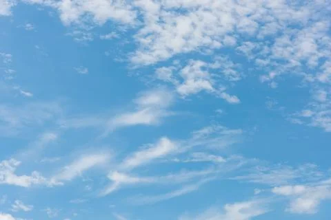 Blue sky with cloud Stock Photos