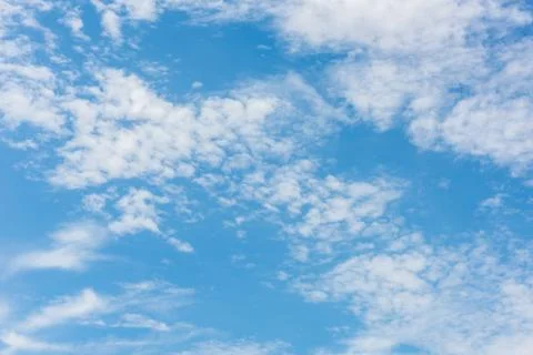 Blue sky with cloud Stock Photos