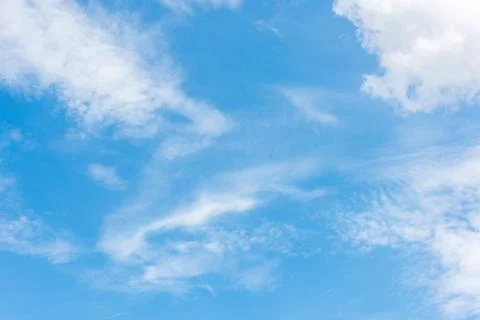 Blue sky with cloud Stock Photos