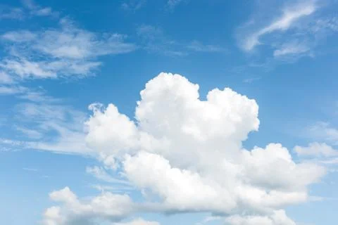 Blue sky with cloud Stock Photos