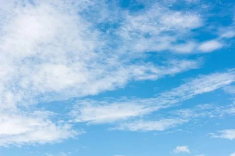 Blue sky with cloud Stock Photos
