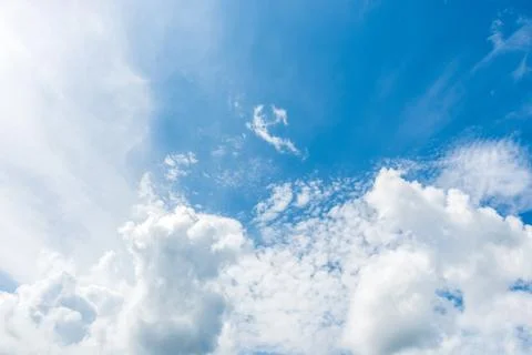 Blue sky with cloud Stock Photos