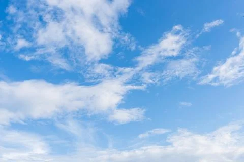 Blue sky with cloud Stock Photos