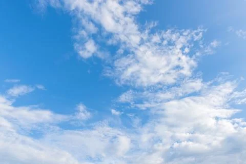 Blue sky with cloud Stock Photos