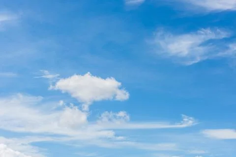 Blue sky with cloud Stock-Fotos
