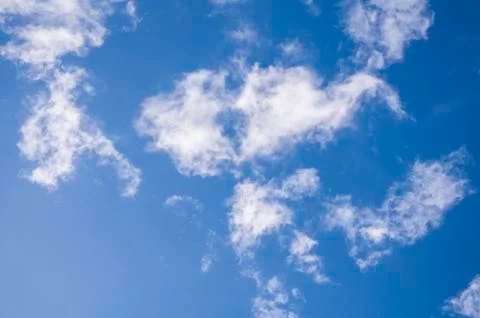 Blue sky with cloud Stock Photos