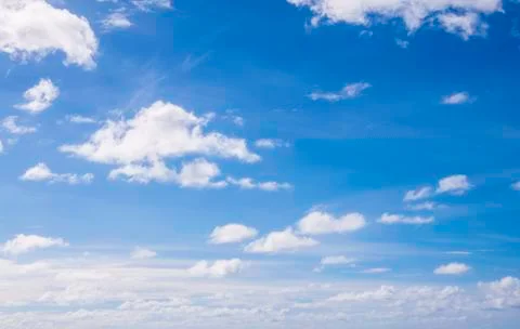 Blue sky with cloud Stock Photos