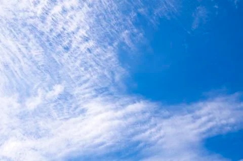 Blue sky with cloud Stock Photos