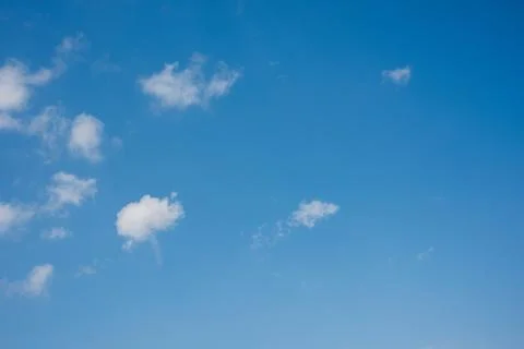 Blue sky with cloud Stock Photos