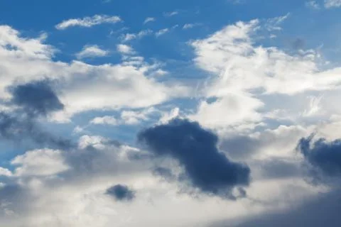 Blue sky with cloud Stock Photos