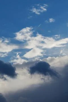 Blue sky with cloud Stock Photos