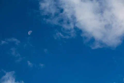 Blue sky with cloud Stock Photos