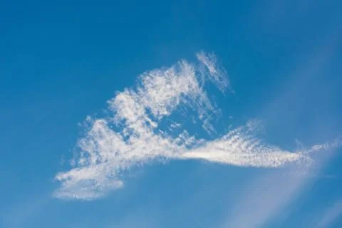 Blue sky with cloud Stock Photos