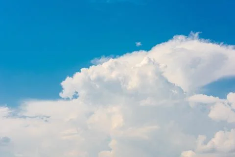 Blue sky with cloud Stock Photos