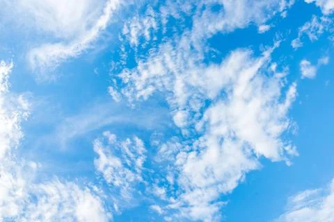 Blue sky with cloud Stock Photos