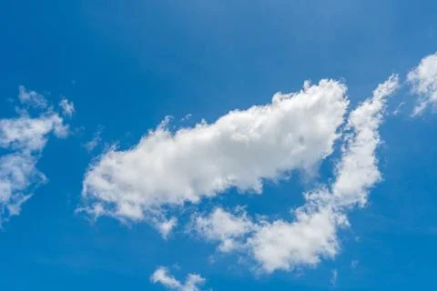Blue sky with cloud Stock Photos
