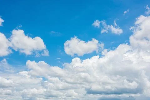 Blue sky with cloud Stock Photos