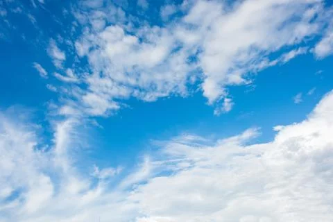 Blue sky with cloud Stock-Fotos