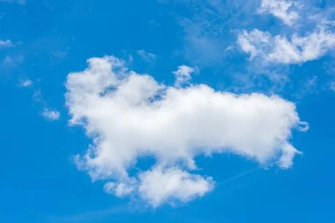 Blue sky with cloud Stock Photos