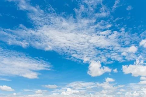 Blue sky with cloud Stock Photos