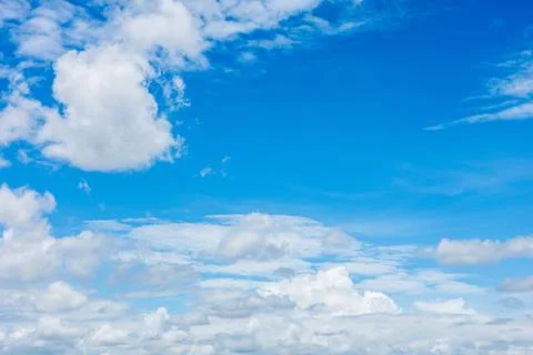 Blue sky with cloud Stock Photos