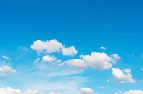 Blue sky with cloud Stock Photos