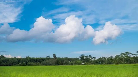 Blue sky with cloud Foto stock