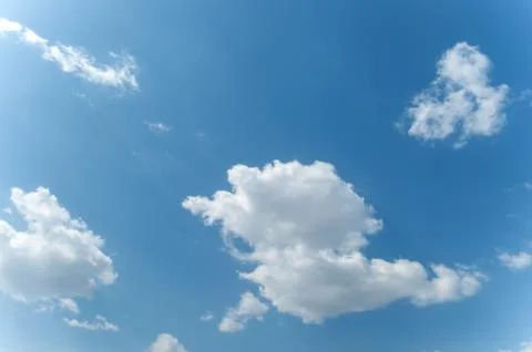 Blue sky with cloud Stock Photos