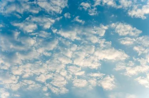 Blue sky with cloud Stock Photos