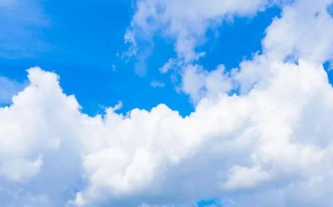 Blue sky with cloud Stock Photos