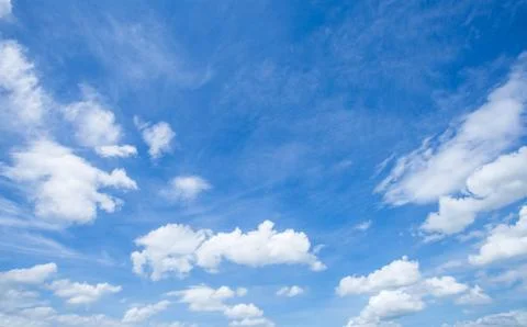 Blue sky with cloud Stock Photos
