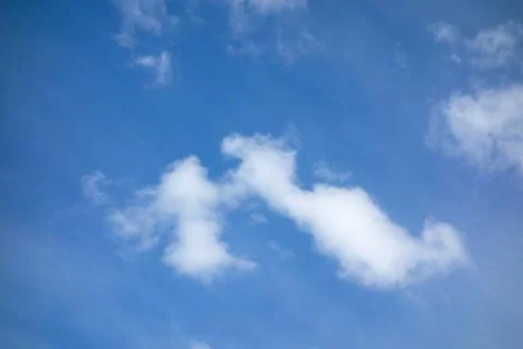 Blue sky with cloud Stock Photos