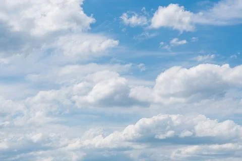 Blue sky with cloud Stock Photos