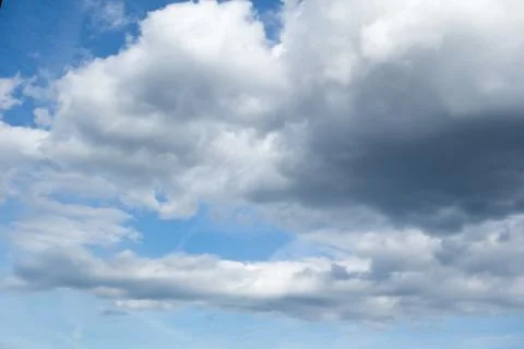 Blue sky with cloud Stock Photos
