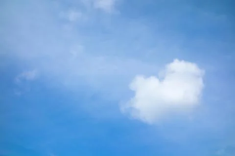 Blue sky with cloud Stock Photos