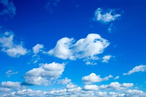 Blue sky with cloud Stock Photos