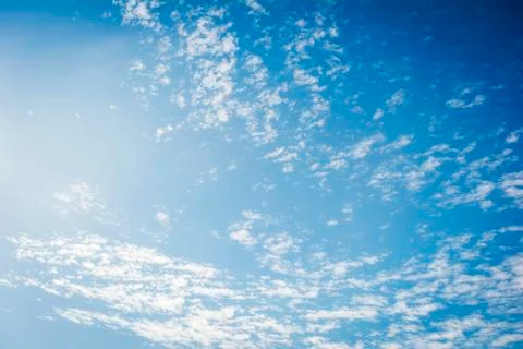Blue sky with cloud Stock Photos