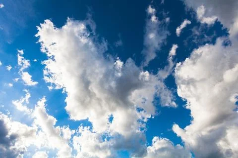 Blue sky with cloud Stock Photos
