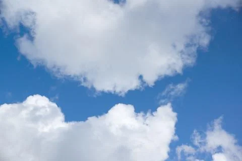 Blue sky with cloud Stock Photos