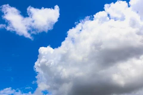 Blue sky with cloud Stock Photos