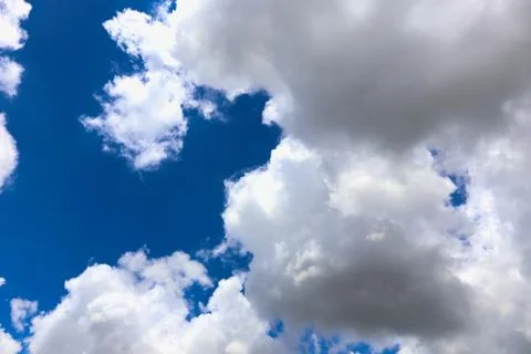 Blue sky with cloud Stock Photos