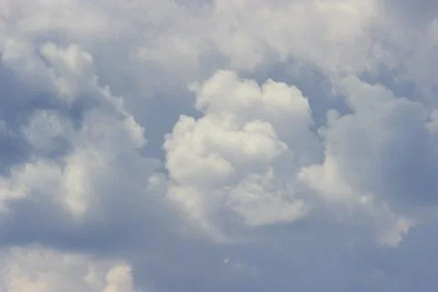 Blue sky with cloud. Stock Photos