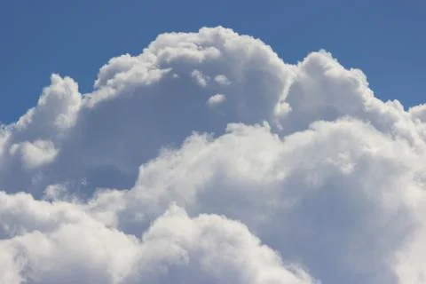 Blue sky with cloud. Stock Photos