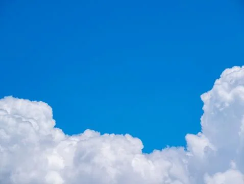 Blue sky with cloud. Foto stock